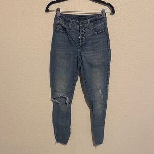 Lucky Brand High Rise Distressed Blue Jeans